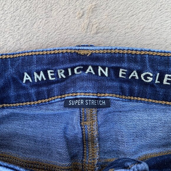 American Eagle Outfitters Super Stretch Hi-Rise Jegging Jeans Sz4 - Picture 14 of 16